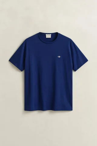 GANT - Regular Fit Shield T-Shirt rich navy - Gr. - XL