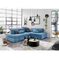 set one by Musterring Ecksofa SO 4100 mit komfortablen Federkern und Kopfteilverstellung, wahlweise mit Bettfunktion und Sitztiefenverstellung, L-Form