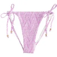 Next Bikini-Hose Seitlich gebundene, gesmokte Bikinihose (1-St)