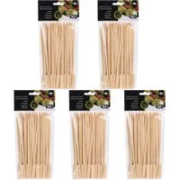 Koopman Schaschlikspieße Grillspieße Partyspieße Bambusspieße (Set, 250-St., Packung), 250tlg, Bambus, Nachhaltig, 20cm lang, eckige Form