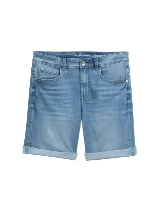 Tom Tailor - TTALEXA SLIM BERMUDA Jeans Shorts light stone wash denim - Gr. - 32