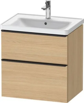 Duravit D-Neo Waschtischunterbau wandhängend Natur Eiche Matt 634x452x625 mm - DE43540BD300000 DE43540BD300000