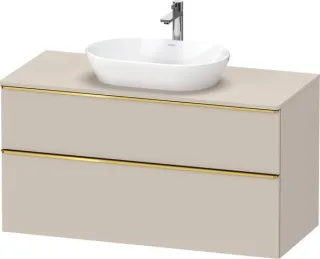 Duravit D-Neo Konsolenwaschtischunterbau wandhängend Taupe Matt 1200x550x664 mm - DE4969034910000 DE4969034910000