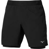 Mizuno 2-in-1-Shorts Core 5,5 2in1 Laufshorts Men J2GBD009-08 Top Preis/Leistungsverhältnis.