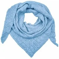 Der Trachtler Dreieckstuch Trachtentuch Trachtenstola Überwurf Schultertuch Cape "Lilly", mit wunderschönem, verspieltem Zopfmuster -Made in Italy-