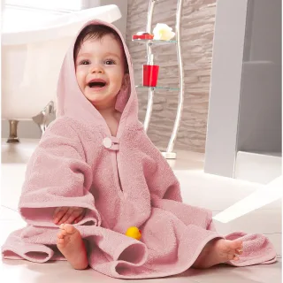 buttinette Frottier-Poncho, mauve, 55 x 71 cm