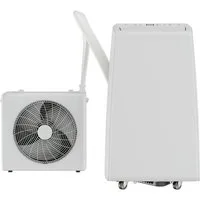 FM-SOLAR Klimagerät YFG-12H/FC6-W, Klimagerät Mobile Split Klimaanlage 12000BTU heizen kühlen Halterung