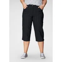 KjBRAND Caprihose Babsie: bequemer Oberschenkel Sommerhose mit Strukturmuster
