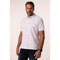 JP1880 Poloshirt Poloshirt Halbarm Piqué Alloverdruck