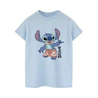 Disney - "Lilo & Stitch Bermuda Shorts" T-Shirt für Herren (Babyblau)