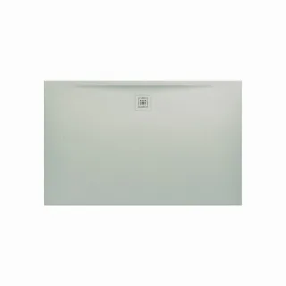 LAUFEN Duschwanne Pro aus Marbond 1600x1000x33 Ablauf lange Seite Hellgrau, H2119550770001 H2119550770001