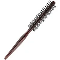 LABUYI Rundbürste 1 Stück Rundbürste Haarbürste Nylon Borste 21cm - Klein Bart Pony