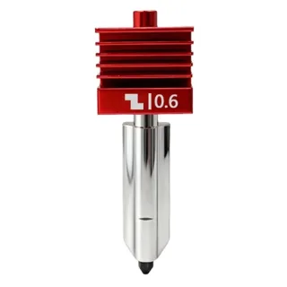 for Bambu Lab P2S/H2D Upgraded Red Hotend 0.2/0.4/0.6/0.8mm Hardened Steel Nozzle Replace Hot End Bambulab H2D H2S 3D Pr