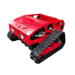 EU Direct 1PCS HT550A Remote Control Lawn Mower 550mm Cutting Width Adjustable Height 4-Stroke Engine Up to 45 Degree Sl