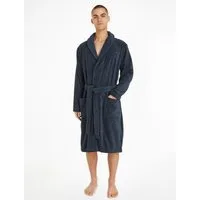 Tommy Hilfiger Underwear Bademantel, Kurzform, Baumwoll-Webfrottier, Gürtel, mit aufgesetzten Taschen