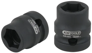 KS Tools 1/2" Sechskant-Kraft-Stecknuss, extra kurz, 14,0 mm - 515.0061