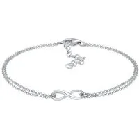 Elli Armband Infinity Liebe Unendlichkeit Layer 925 Serling Silber (kein Set, 1-tlg), Infinity