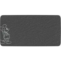 Villeroy & Boch Servierplatte Manufacture Rock - Mickey Mouse Servierplatte 35x18cm, Premium Porcelain, (Servierplatten)