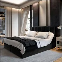 Masseno Boxbett BARINO 140x200 cm mit Bonell Matratze und Topper