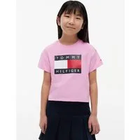 Tommy Hilfiger T-Shirt Kinder bis 16 Jahre, mit Rundhalsausschnitt