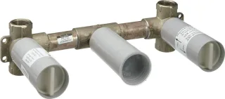 Hansgrohe 3-Loch Waschtischarmatur Axor Grundkörper Wandversion, 10303180 10303180