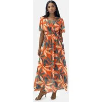 Elara Maxikleid Sommer-Maxikleid mit V-Ausschnitt (1-tlg)