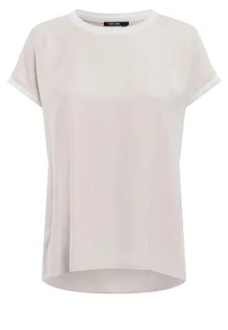 Marc Aurel - Top aus Satin light taupe varied - Gr. - 36