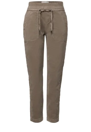 Street One - Loose Fit Cordhose bark brown - Gr. - 28