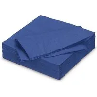 AVA Papierserviette, Servietten aus Papier 40x40cm 2-lagig 50 Stück Blau