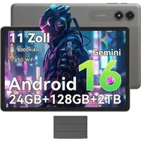 VekfulPC 11" Tab50 tablet mit hülle Android 16 128 GB 8000 mAh Akku Tablet (11", 128 GB, Android 16, Gemini Al Magic, 8000 mAh, 5G WiFi, 90Hz)