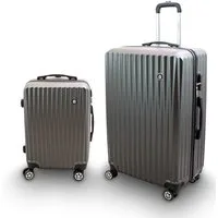 Barut Trolleyset Barut Reisekofferset 2-teilig M + XL Modell General Grau, 4 Rollen, (Spar-Set, 2 tlg., MS-17290)
