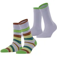 Esprit Socken Retro Stripe 2-Pack Socken (2-Paar)
