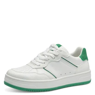 Tamaris - Da.-Schnürer white/green - Gr. - 41