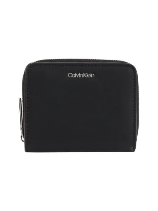 Calvin Klein - Geldbörse mit Reißverschluss schwarz - Gr. - OS