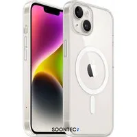 SOONTEC Handyhülle Hülle für iPhone mit MagSafe Clear Case Schutz aus transparentem Acryl, für iPhone Reihe 15/14