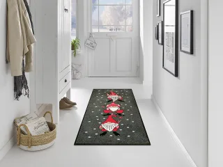 Winterzwerg wash + dry Weihnachtsmatte | Größe: 60x180cm