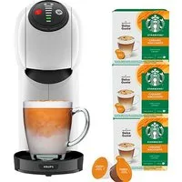 NESCAFÉ® Dolce Gusto® Kapselmaschine KP2431 Genio S, inkl. 3 Pakete Starbucks Caramel Macchiato im Wert von UVP 17,97 €
