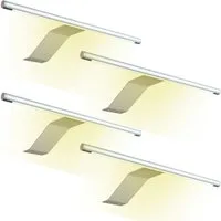 kalb Aufbauleuchte LED Aufbauleuchte 340x170 mm Schrankleuchte 12VDC silbergrau flach 4W