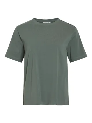 VILA - VINORA S/S T-SHIRT - NOOS Balsam Green - Gr. - XS