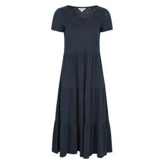 Mountain Warehouse - "Malaga" Kleid für Damen Broderie-Ärmel (Marineblau)