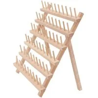 Youyijia Nähmaschinentasche 60 Spulen Garnrollenhalter Holz Fadenhalter Fadenspulen Spulenhalter