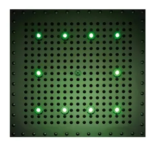 Bossini Dream Cube Kopfbrause 400 x 400 mit 10 RGB LED`s H37378000030016