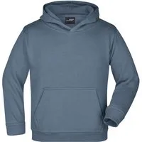 James & Nicholson Kapuzensweatshirt Hochwertiges Kinder Kapuzensweat für Schule und Freizeit JN047K Hochwertige Sweat-Qualität mit angerauter Innenseite