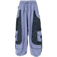 Guru-Shop Relaxhose Goahose, Herren Yoga Hose, bequeme.. Festival, Hippie, Ethno Style, alternative Bekleidung