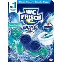 WC Frisch WC FRISCH Blauspüler Kraft-Aktiv Ozeanfrische WC 50g WC-Reiniger (1-St. Farbspüler mit Anti-Kalk-Formel für 50% mehr Glanz)
