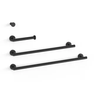 Tres Set bestehend aus 2 Handtuchhaltern + 1 Papierhalter ohne Deckel + 1 Haken , 09598102NM 09598102NM
