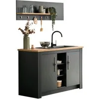 OTTO home Pantryküche KS-Westminster, Breite 130 cm, ohne E-Geräte