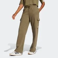 adidas Sportswear Sporthose ESSENTIALS LINEAR Cargohose mit flauschiger Innenseite, regulär geschnitten, hoher Bund