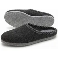 Pantoffelmann Walk-Filzpantoffel Herren Damen Filz Hausschuhe warme Filzlatschen Pantoffel (1 Paar) Filzpantoffeln, Gästepantoffel besonders leicht