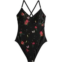 Rockett St George Badeanzug Rockett St George Badeanzug mit Rosen-Motiv (1-St)